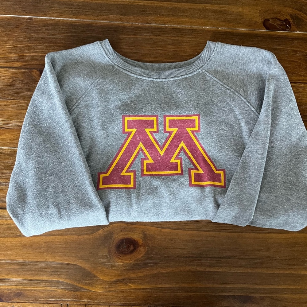 Gray University of Minnesota Women's Sweater